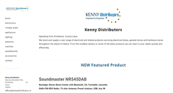Desktop Screenshot of kennydistributors.ie