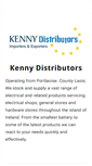 Mobile Screenshot of kennydistributors.ie