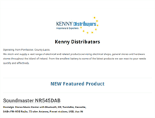 Tablet Screenshot of kennydistributors.ie